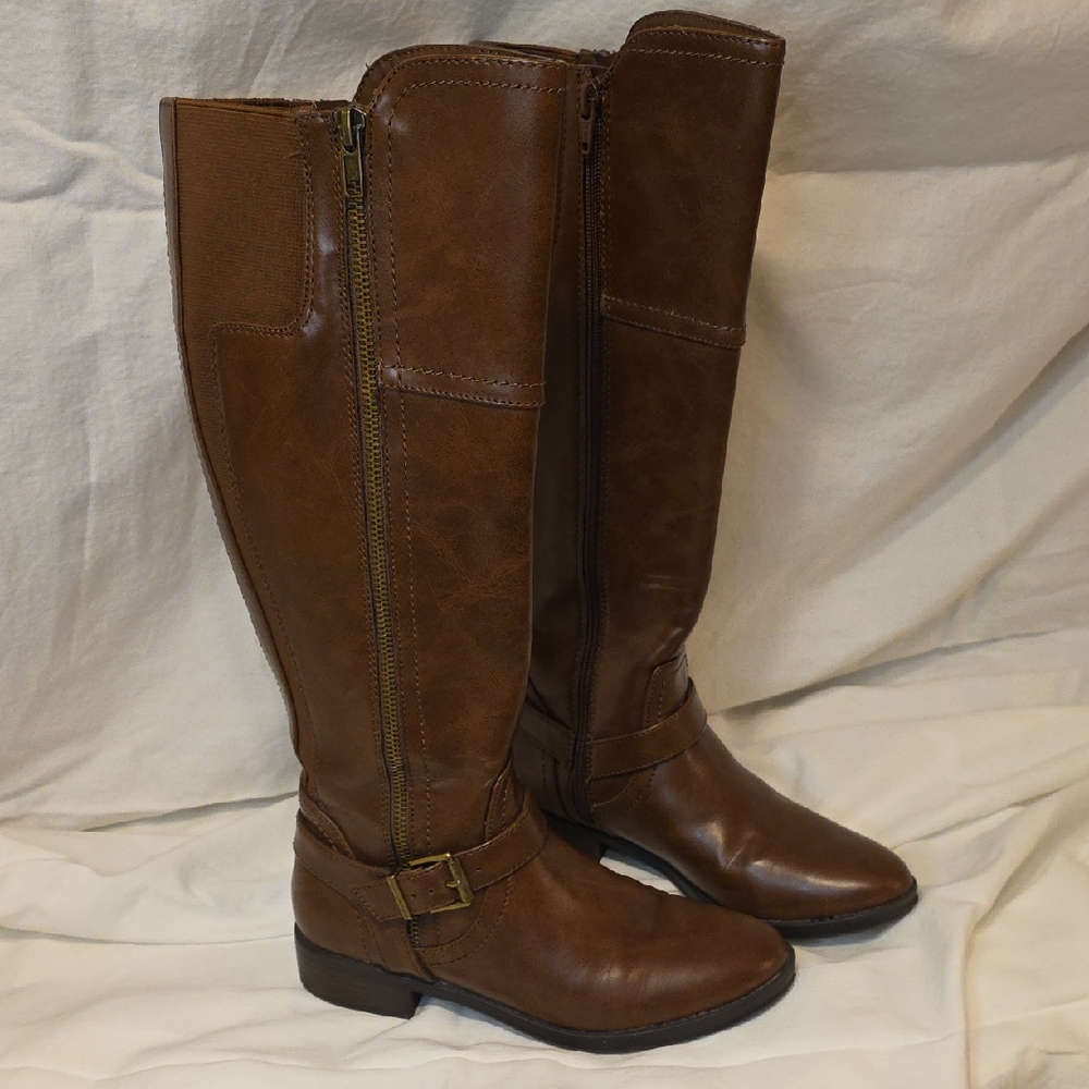 Merona Brown Over the Knee Boots